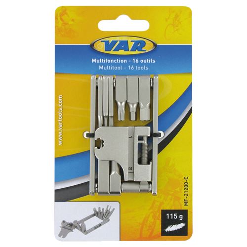 VAR MINI HERRAMIENTA 16 F. ACERO CROMADO