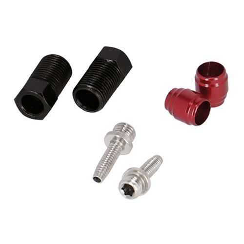 XLC BR-X65 KIT OVALILLOS/PINS/TUERCAS LATIGUILLO FRENO