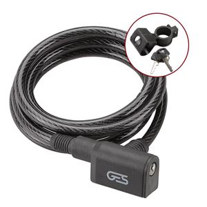 CADEADO ESPIRAL 8X1500 MM. PRETO
