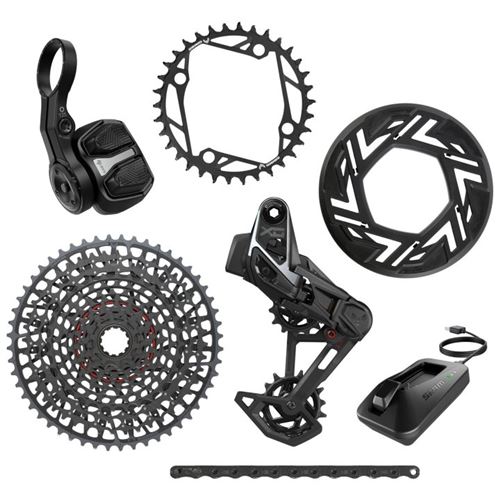 GRUPO ELECTRONICO SRAM X0 T-TYPE EAGLE AXS E-MTB 104 BCD 36D
