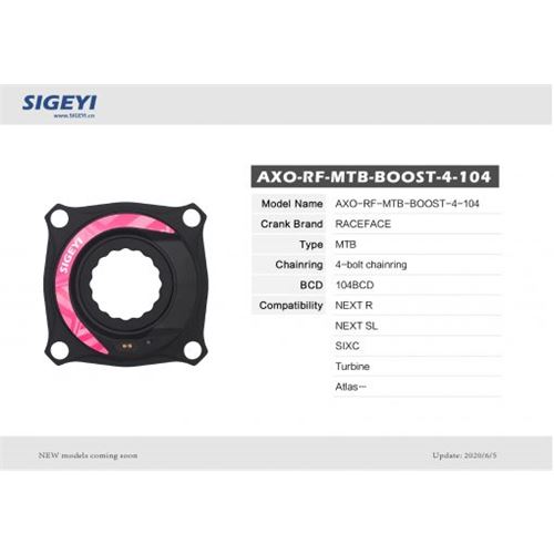 POTENCIOMETRO SIGEYI ARAÑA AXO RACEFACE MTB