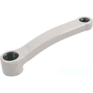 BIELA IZQUIERDA 150MM ACERO/NYLON GRIS