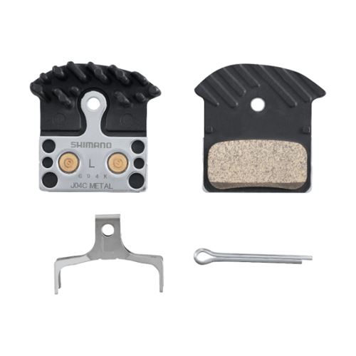 PASTILLAS FRENO METAL SHIMANO J04C XTR XT CON ALETA Y MUELLE