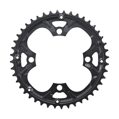 PLATO SHIMANO 44D ALIVIO FC-M480 PLATA/NEGRO 9V 104MM BCD