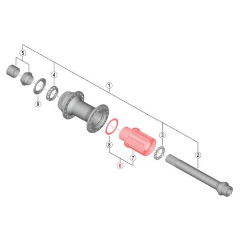 NUCLEO SHIMANO XT FH-M8010 8 9 10 11 VELOCIDADES