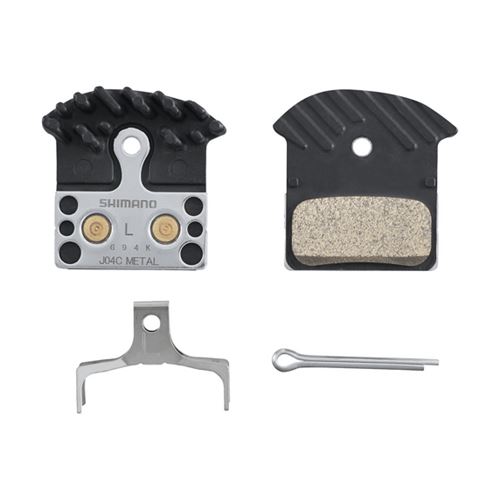 PASTILLAS FRENO METAL SHIMANO J04C CON ALETA Y MUELLE
