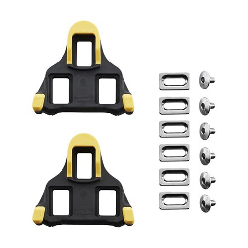 CALAS PEDAL CARRETERA SHIMANO SPD-SL SH11 AMARILLAS 6 GRADOS