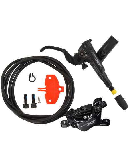 Jogo de Freio Dianteiro e Traseiro Shimano XT M8120 4 Pistões