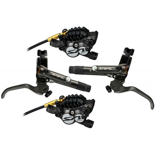 CONJUNTO KIT FRENOS SAINT BR-M820-B ENDURO 4 PISTONES