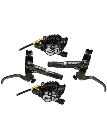 CONJUNTO KIT FRENOS SAINT BR-M820-B ENDURO 4 PISTÕES