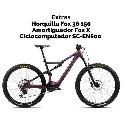 ORBEA RISE H20 2023 + FOX 36 + AMORTIGUADOR FOX X + SC-EN600