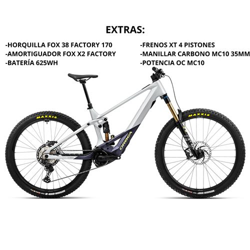 ORBEA WILD M10 2023 + FORQUILHA KASHIMA 170 + AMORTECEDOR X2 KASH
