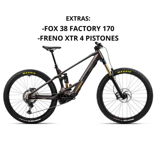 ORBEA WILD M-TEAM 2023 + FOX 38 170 FACTORY + FRENO XTR 4PIS
