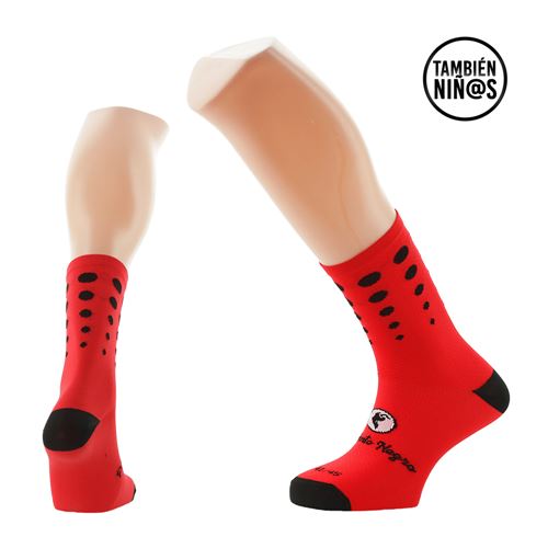 CALCETINES PIMIENTO NEGRO RED ONE