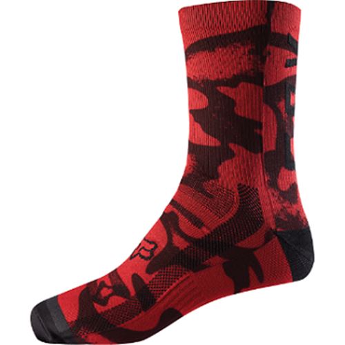 CALCETINES FOX 8" PRINT SOCK ROJO
