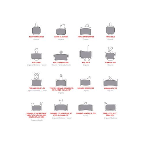 PASTILLAS FRENO ONOFF SHIMANO XTR M985-M988 XT M785 SLX M666