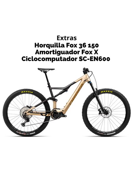 ORBEA RISE H20 2023 + FOX 36 + AMORTIGUADOR FOX X + SC-EN600