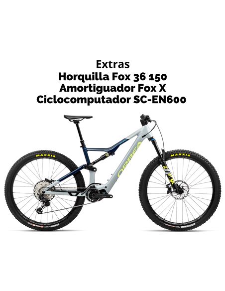 ORBEA RISE H20 2023 + FOX 36 + AMORTECEDOR FOX X + SC-EN600