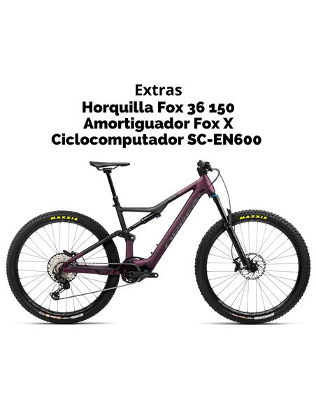 ORBEA RISE H20 2023 + FOX 36 + AMORTIGUADOR FOX X + SC-EN600