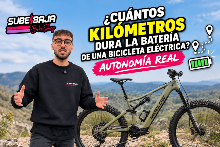 ¿Cuántos kilómetros dura la batería de una bicicleta eléctrica? Autonomía real